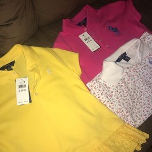 Girls 8/10 Ralph Lauren Polos